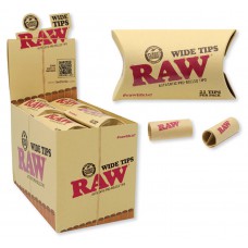 Raw Wide Tips (21 tips per pack, 20 packs per box)